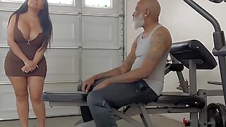 brunette My Kind of Workout big ass big tits