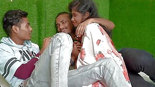 threesome 18yrs Indian girl shared by Boyfriend! Let me fuck your GF hd videos asian