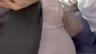 asian Big Jiggly Asian Butt Dry Humped On A Subway Train.  