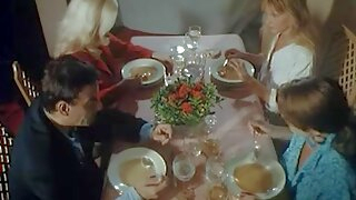 hairy Moana Pozzi fucks in Italian porn .Provocazione. vintage group sex